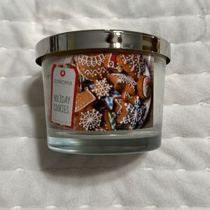 Sonoma Holiday cookies candle - brand new